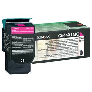 LEXMARK originál toner C544 / X544 /X546 Magenta 4K - C544X1MG
