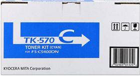 KYOCERA originál toner TK-570C Cyan FS-C 5400DN - 1T02HGCEU0