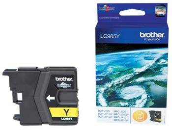 BROTHER Originál LC-985 Yellow DCP-J125/J140W/J315W/J515W - LC985Y