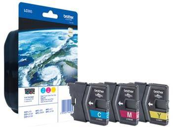 BROTHER Originál LC-985 C/M/Y Pack DCP-J125/J140W/J315W/J515W - LC985RBWBP