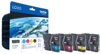 BROTHER Originál LC-985 BK/C/M/Y Pack DCP-J125/J140W/J315W/J515W - LC985VALBP