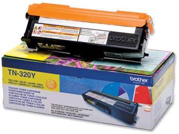 BROTHER originál toner TN-320 Yellow HL-4150CDN/4570CDW, MFC9460CDN - TN320Y
