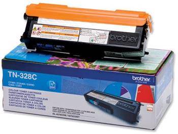 BROTHER originál toner TN-328 Cyan HL-4570CDW, MFC-9970CDW - TN328C