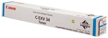 Canon originál toner C-EXV34 cyan iRAC2020L/iRAC2020i/iRAC2030L/iRAC2030i - 3783B002