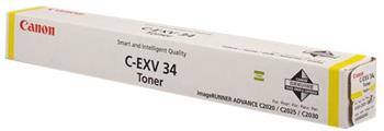 Canon originál toner C-EXV34 yellow iRAC2020L/iRAC2020i/iRAC2030L/iRAC2030i - 3785B002