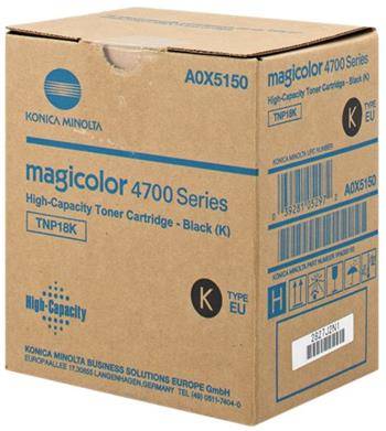 MINOLTA originál toner TNP18K black Magicolor 4750DN/4750EN (6000 str.) - A0X5150