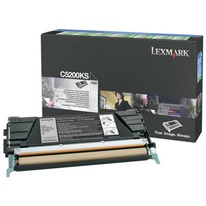 LEXMARK originál toner C530 1.5K BLACK   - C5200KS