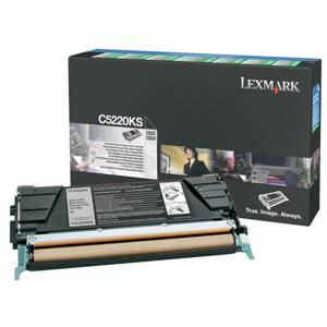 LEXMARK originál toner C522 C524 C530 C532 C534 4K BLACK - C5220KS
