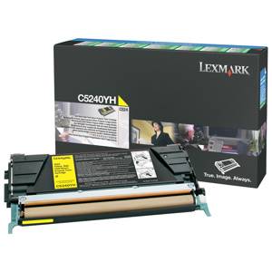 LEXMARK originál toner C532 C524 C534 5K YELLOW - C5240YH