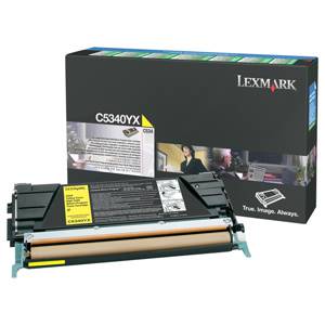 LEXMARK originál toner C534 7K YELLOW   - C5340YX