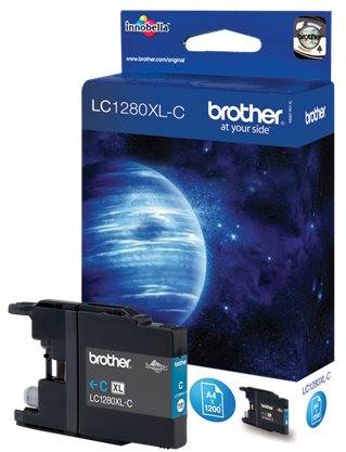 BROTHER Originál LC-1280XL Cyan MFC-J6510DW/J6910DW - LC1280XLC