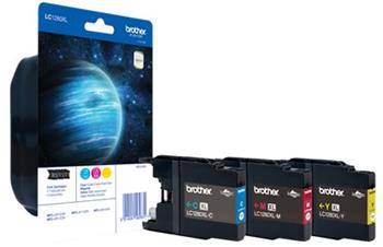 BROTHER Originál LC-1280XL C/M/Y Pack MFC-J6510DW/J6910DW - LC1280XLRBWBP