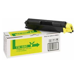 KYOCERA originál toner TK-580Y Yellow FS-C 5150DN, ECOSYS P6021CDN - 1T02KTANL0