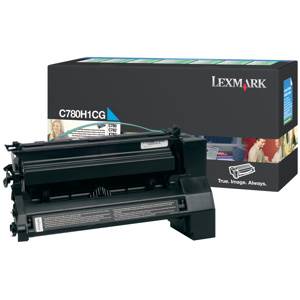 LEXMARK originál toner C780/C782/X782 10K CYAN  - C780H1CG