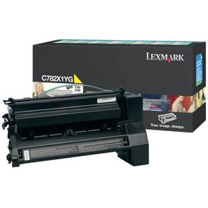 LEXMARK originál toner C782 X782 15K YELLOW  - C782X1YG
