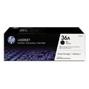 HP originál toner CB436AD DualPack Čierny pre LJ P1505 (dvojité balenie) 2x 2000 strán