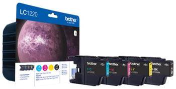 BROTHER Originál LC-1220 BK/C/M/Y Pack DCP-J525W/J925DW, MFC-J430W - LC1220VALBP