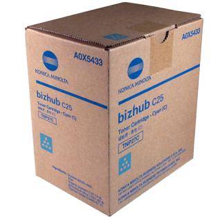 MINOLTA originál toner TNP27C cyan Bizhub C25 - A0X5453