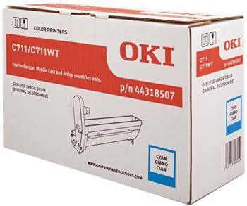 OKI originál valec C711/C711WT cyan