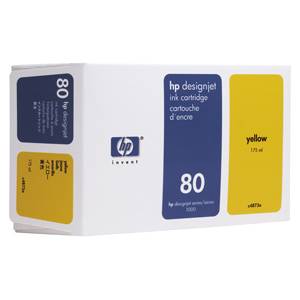 HP Originál C4848A YELLOW No.80 350ml - C4848A