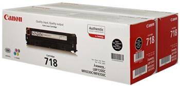 Canon originál toner CRG-718 black (2ks) LBP 7200CDN, MF 8330CDN/8350CDN - 2662B005