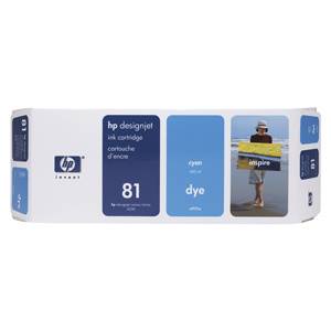 HP Originál C4931A CYAN NO.81 - C4931A