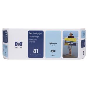 HP Originál C4934A LIGHT CYAN NO.81 - C4934A