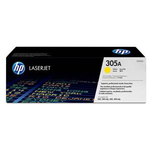 HP originál toner CE412A  HP305A toner žltý, 2600str.