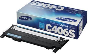 SAMSUNG originál toner CLT-C406S CLP 360/365, CLX 3300/3305 cyan - CLT-C406S/ELS