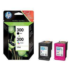 HP Originál CN637EE Kombo pack no.300 čierna + trojfarebná - CN637EE 200 + 160 strán