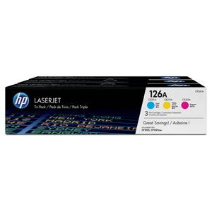 HP originál toner CF341A Troj-Pack HP126 (CE311A, CE312A, CE313A)