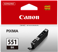 CANON Originál CLI-551BK black MG 5450/6350, iP 7250, MX 925