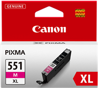 CANON Originál CLI-551M XL magenta MG 5450/6350, iP 7250, MX 925