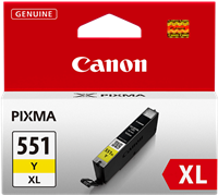 CANON Originál CLI-551Y XL yellow MG 5450/6350, iP 7250, MX 925