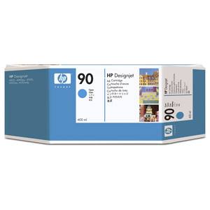 HP Originál C5061A Ink. náplň No. 90, cyan (400 ml) - C5061A