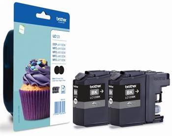 BROTHER Originál LC-123 Black (2ks) DCP-J4110DW, MFC-J4410DW/J4510DW/J4610DW/J4710DW - LC1