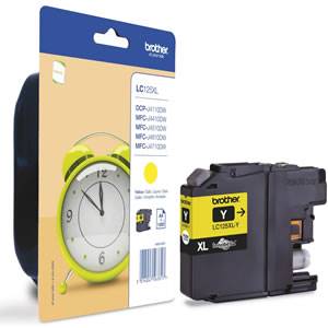 BROTHER Originál LC-125XL Yellow DCP-J4110DW, MFC-J4410DW/J4510DW/J4610DW/J4710DW - LC125X