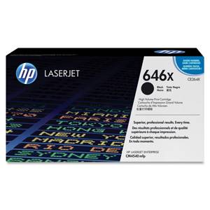 HP originál toner CE264X Čierny pre LaserJet CM4540, 17000str.