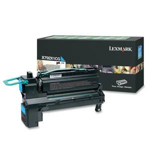 LEXMARK originál toner X792 CYAN 20K   - X792X1CG