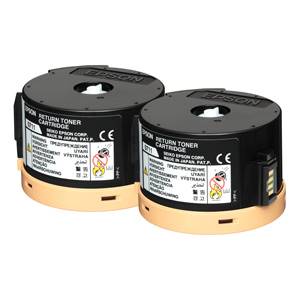 EPSON originál toner AcuLaser M200/MX200 black dvojbal 2 x 2.500 str - C13S050711