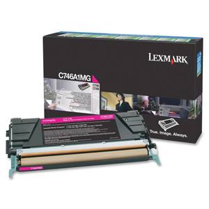 LEXMARK originál toner C746/C748 MAGENTA 7K - C746A1MG