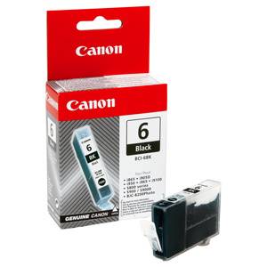 CANON Originál BCI-6BK black Pixma iP4000/5000/6000D, MP750/780