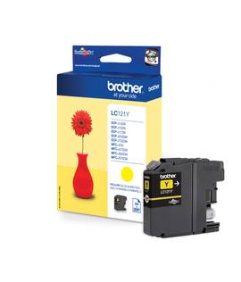 BROTHER Originál LC-121 Yellow DCP-J132W/J152W/J552DW, MFC-J470DW - LC121Y