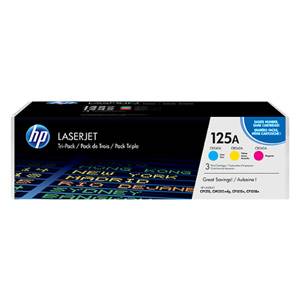 HP originál toner CF373AM Troj-Pack  HP125A (CB541A+CB542A+CB543A)