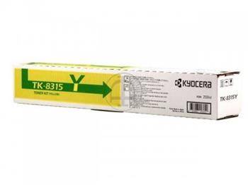 KYOCERA originál toner TK-8315Y Yellow TASKalfa 2550Ci - 1T02MVANL0