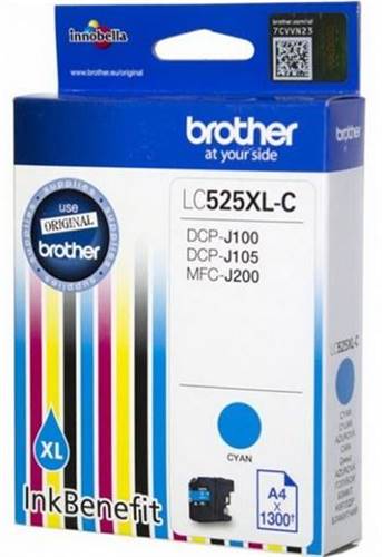 BROTHER Originál LC-525XL Cyan DCP-J100/J105, MFC-J200 - LC525XLC