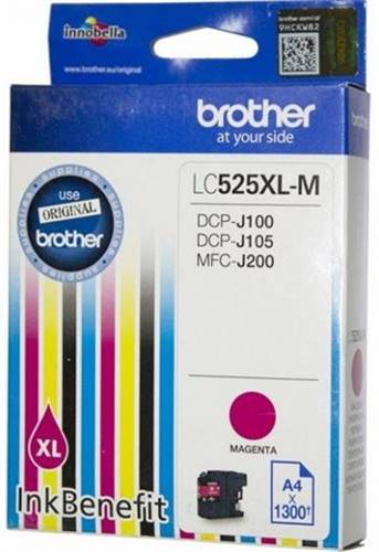 BROTHER Originál LC-525XL Magenta DCP-J100/J105, MFC-J200 - LC525XLM