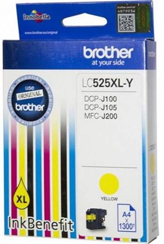 BROTHER Originál LC-525XL Yellow DCP-J100/J105, MFC-J200 - LC525XLY