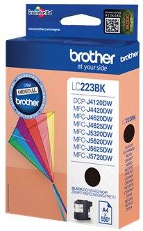BROTHER Originál LC-223 Black MFC-J4420DW/J4620DW/J5320DW/J5620DW/J5720DW - LC223BK