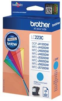 BROTHER Originál LC-223 Cyan MFC-J4420DW/J4620DW/J5320DW/J5620DW/J5720DW - LC223C